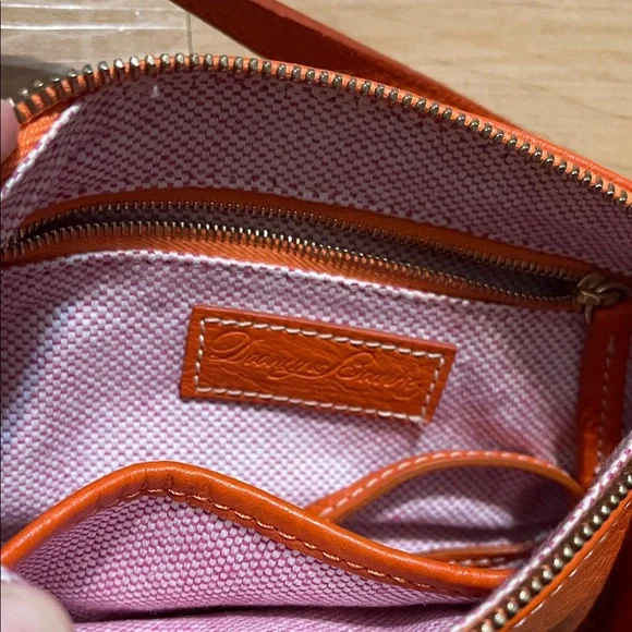 Dooney & Bourke Vibrant Orange Wristlet - Picture 3 of 5